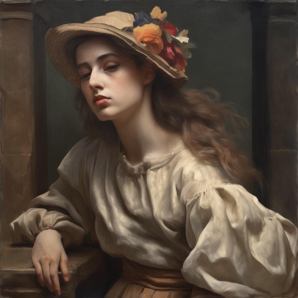 Φωτογραφία νεαρής γυναίκας με καπέλο, δημιουργική και καλλιτεχνική έκφραση, στην καλλιτεχνική σκηνή σήμερα, διαχρονική τέχνη και σύγχρονος πολιτισμός.